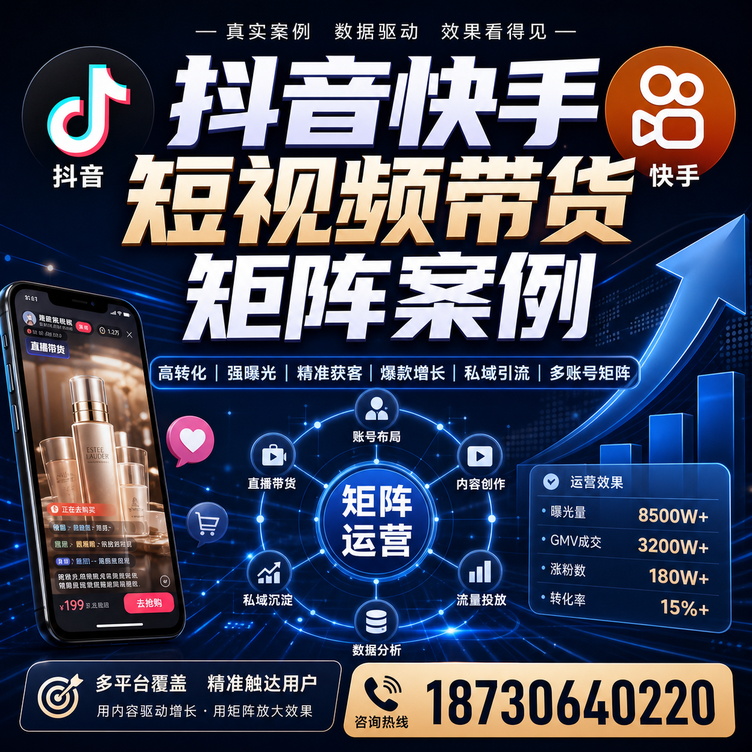 大理短视频带货团队多平台矩阵自动分发案例