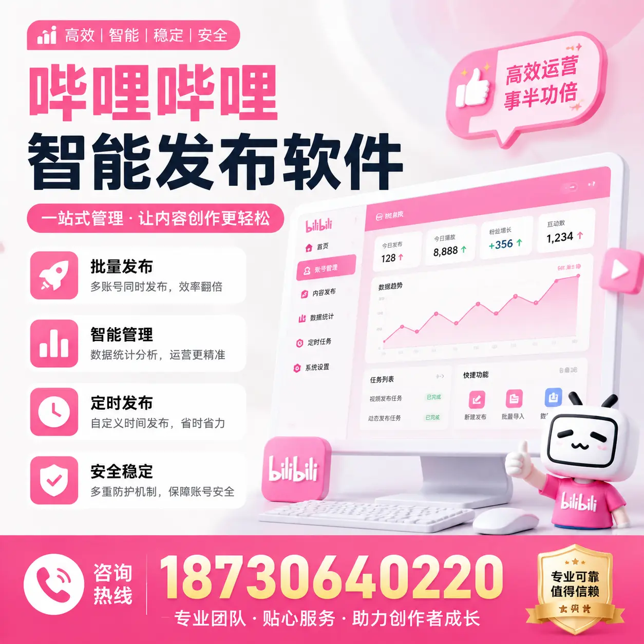 如何评估哔哩哔哩智能发布软件的ROI？大理 企业必读
